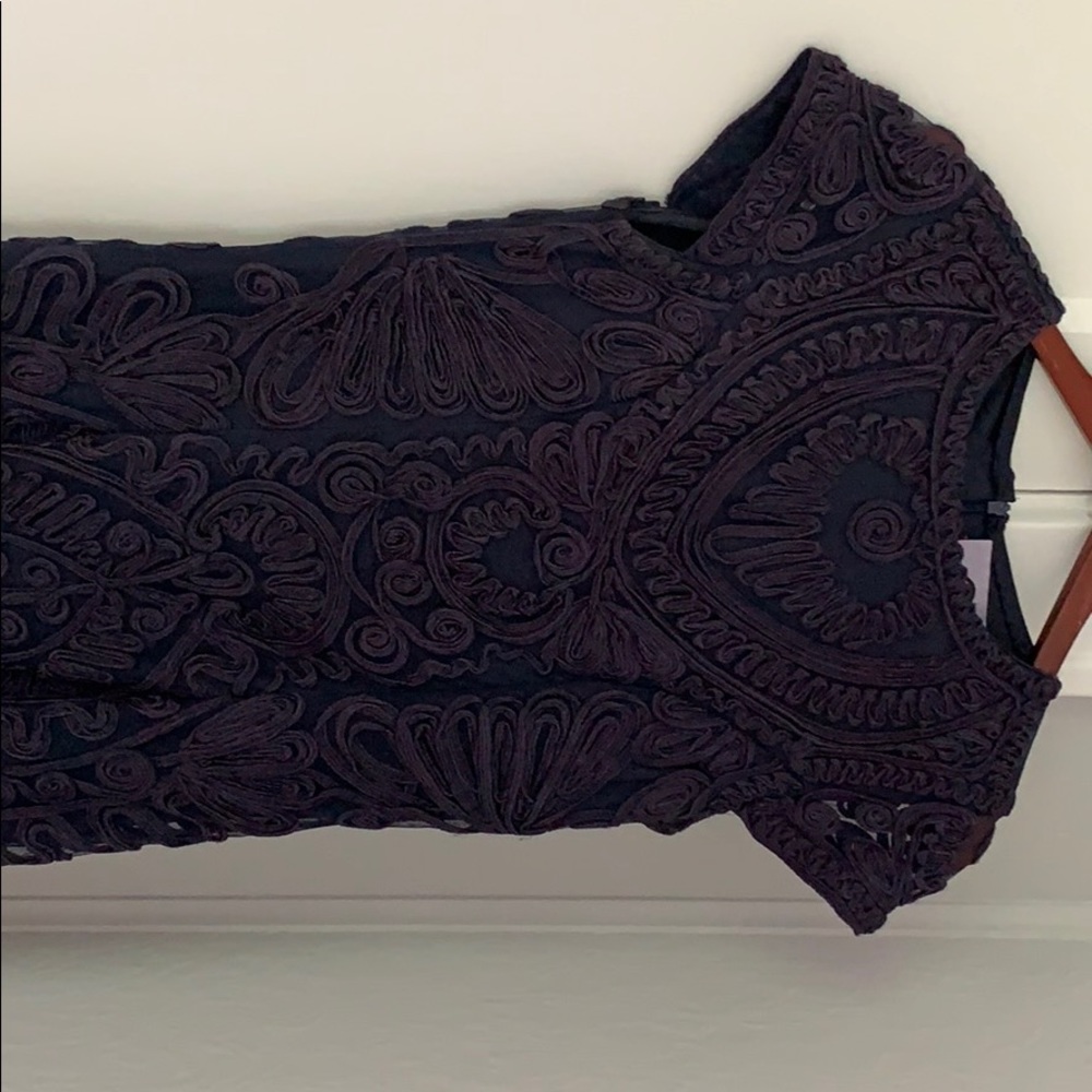 JS Collections Navy Cap Sleeves Dress Size 6